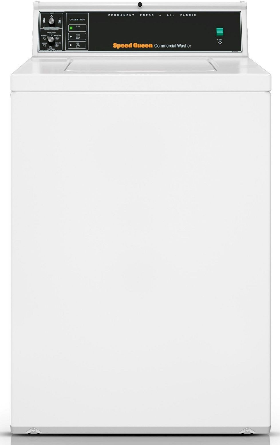 Speed Queen® Commercial 26" White Agitator Top Load Washer