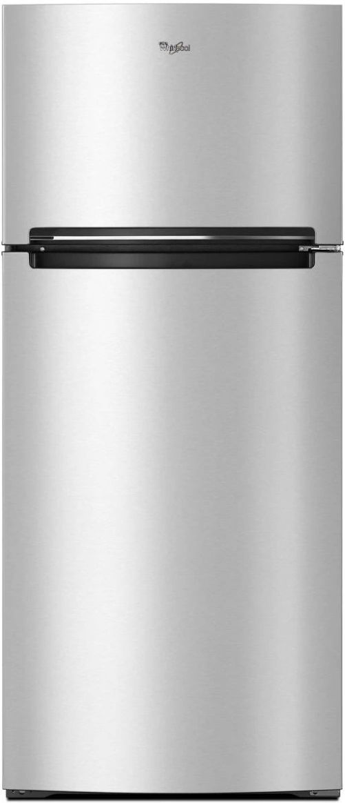 Whirlpool® 28" 17.6 Cu. Ft. Top Freezer Refrigerator-Fingerprint Resistant Metallic Steel
