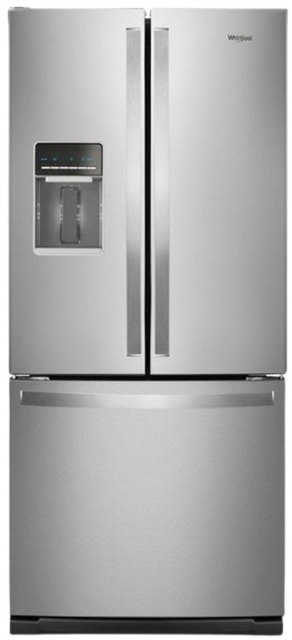 Whirlpool® 30" 19.0 Cu. Ft. Fingerprint Resistant Stainless Steel French Door Refrigerator