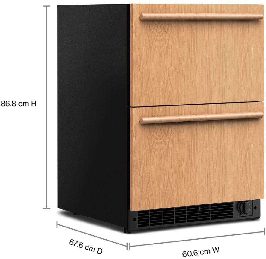 KitchenAid® 24" 4.2 Cu. Ft. Panel Ready Refrigerator Drawer